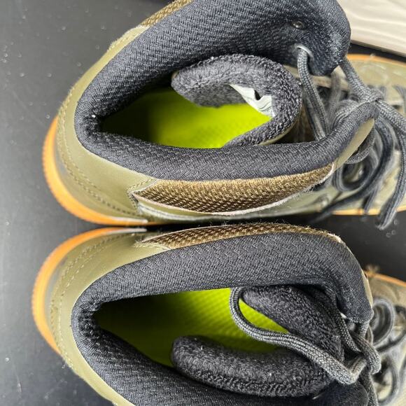 Nike Men's Son of Force Mid Loden Green Leather Shoes Sneakers Size 12 - Picture 8 of 11